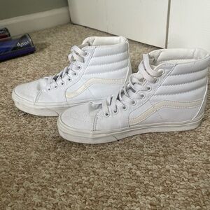 White Van high tops. Size 8